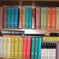 The famous row of books produced by Loe de Jong (foto voetnoot.org)