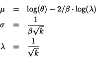 $W=(\log T -
\mu)/\sigma$