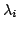 $\lambda_i$