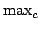 $\max_c$