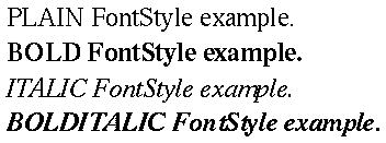FontStyle node example